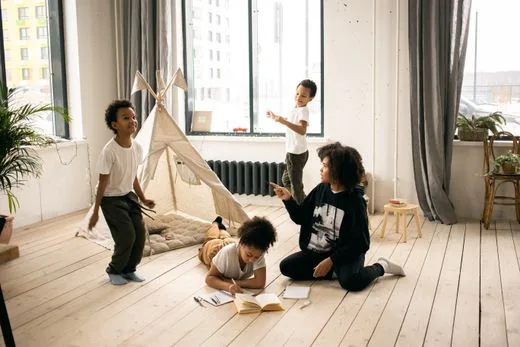 Children playing together